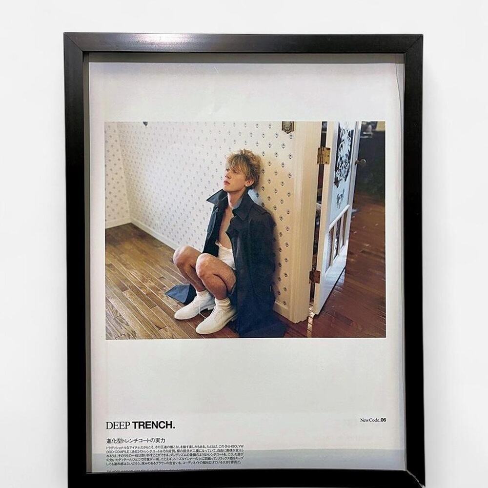 N. Hollywood photographed print cutout framed poster 9x11